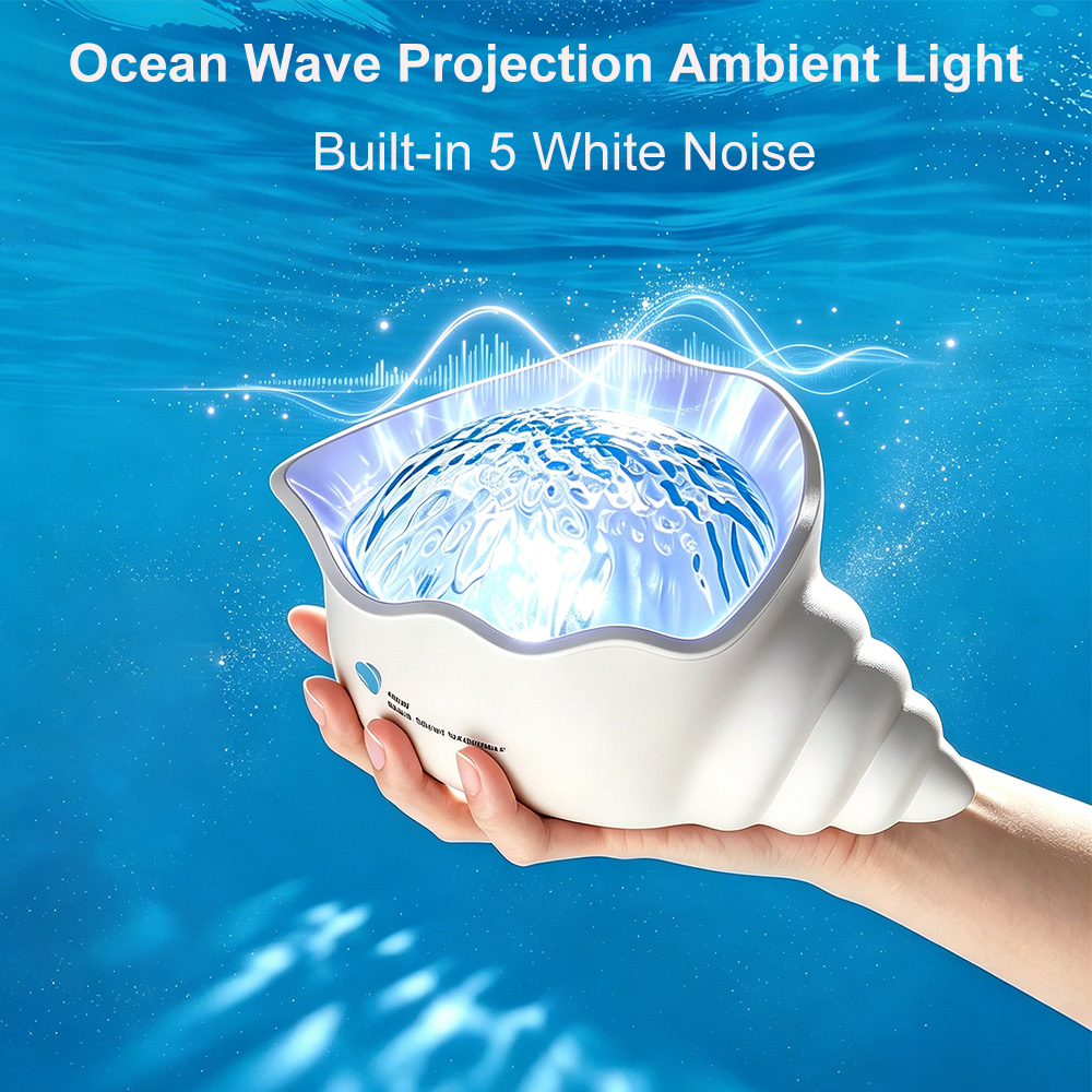 Audio Music Wave - Conch Shape Ocean Wave Projection Ambient
