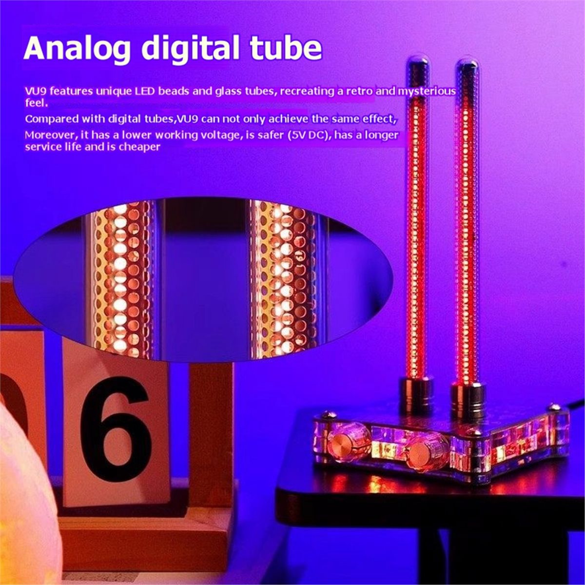 SWXF VU9 Tube Sound Level Mete - đánh giá và giá Audio Music In Youtube