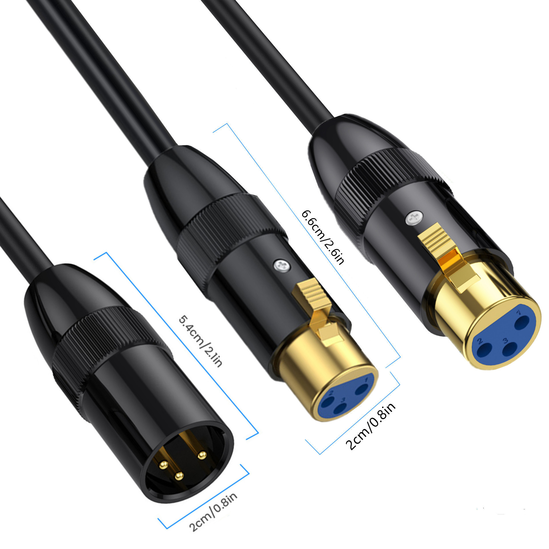 XLR 3P Splitter Cable, XLR Mal - đánh giá và giá Cable Xlr Balanced